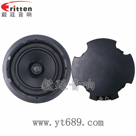 8寸圆筒天花吸顶式喇叭正反面 8''250w 重低音喇叭正反面