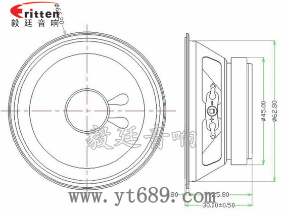 67mm4Ω3w喇叭--喇叭厂家成品图 2.5寸4Ω10w喇叭--喇叭厂家成品图