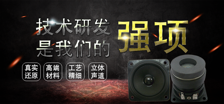 2.5寸(56*56mm)寸方形纸盆/橡胶边铁氧体外磁双磁10W全频多媒体音箱喇叭 2.5寸(56*56mm)寸方形纸盆/橡胶边铁氧体外磁双磁10W全频多媒体音箱喇叭