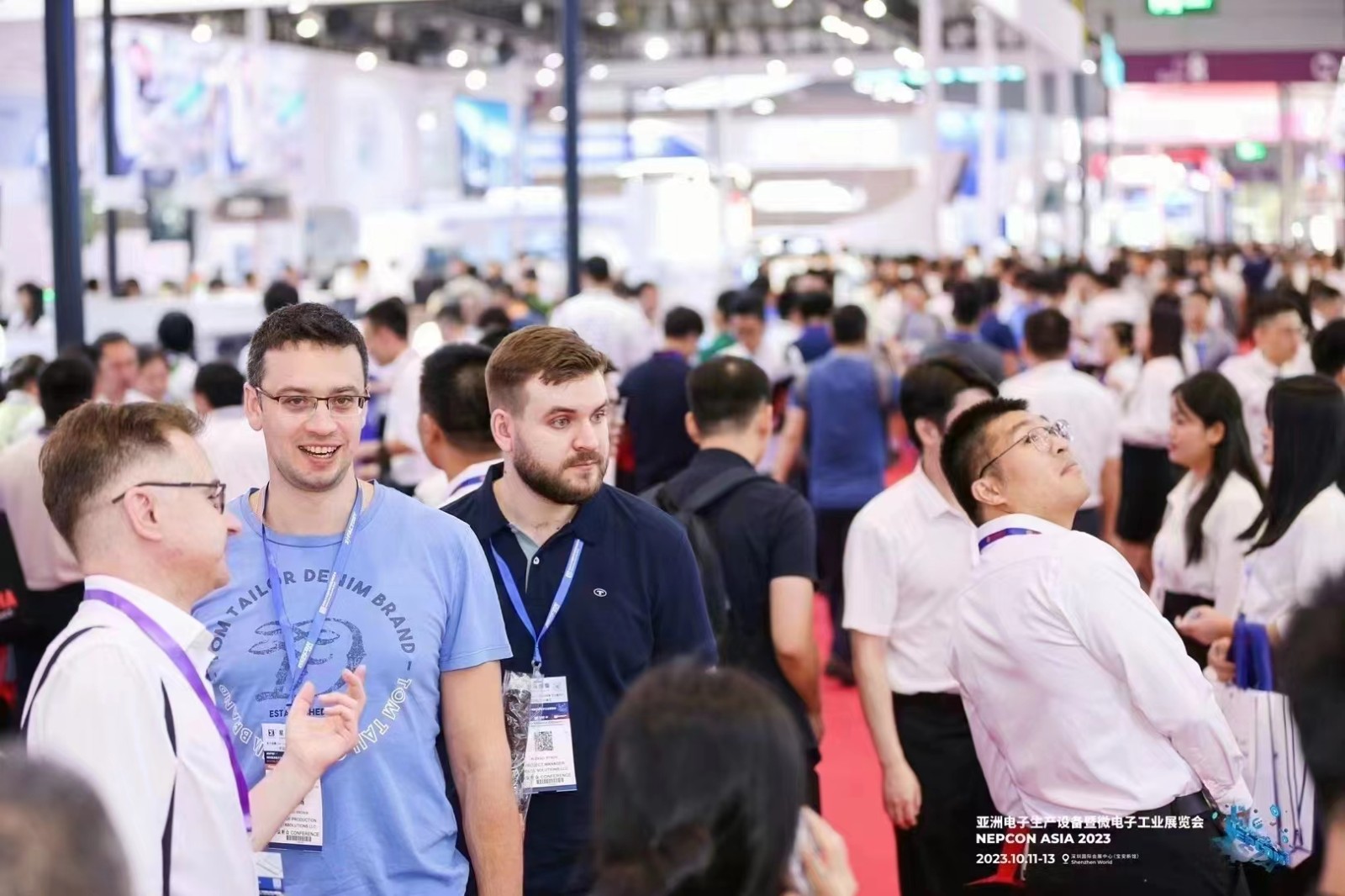 NEPCON 官方拍摄的展会图 NEPCON 官方拍摄的展会图